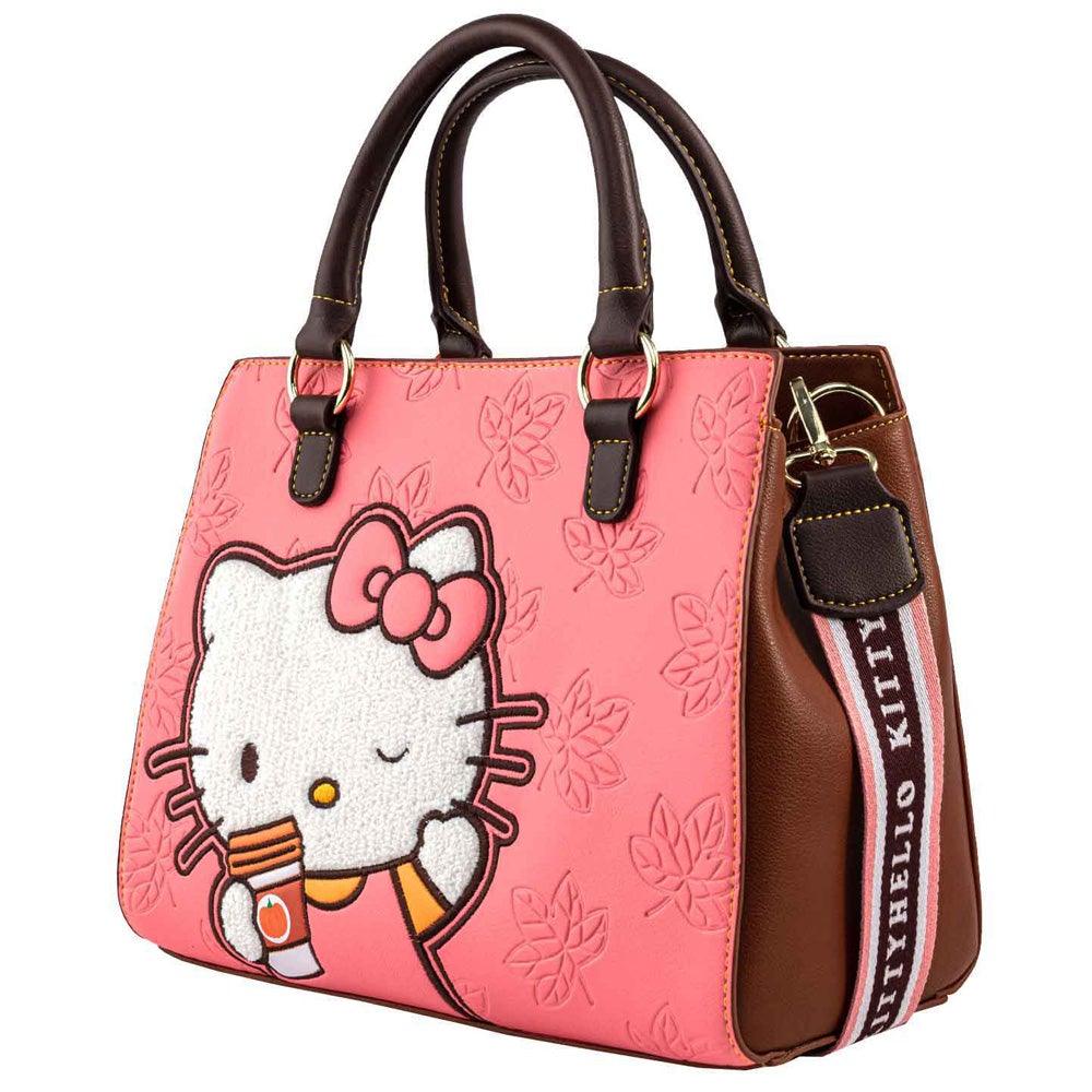 Loungefly Hello Kitty Pumpkin Spice Latte Wave Crossbody Bag