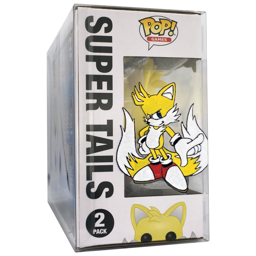 Funko Pop Games SUPER TAILS & SUPER SILVER Sonic The Hedgehog Exclusive 2  Pack